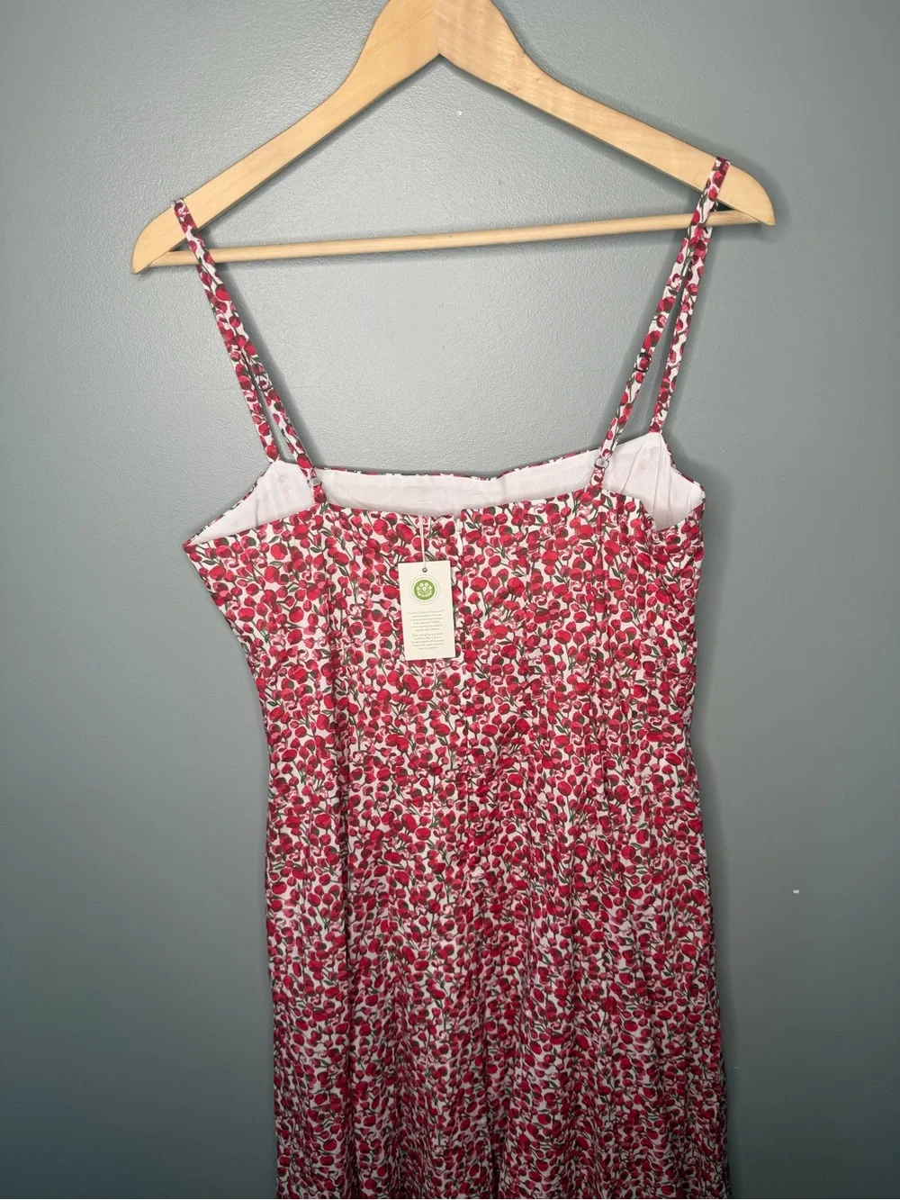 NWT J. Crew Seamed Flare Midi Dress in Liberty Fabric - Eliza’s Red Fabric